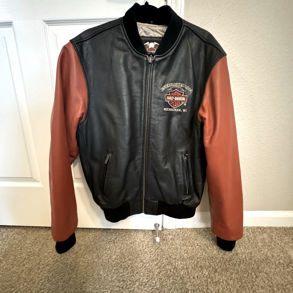 Men’s leather Harley Davidson jacket
